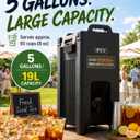PYY 5 Gallon Insulated Beverage Dispenser, Commercial Thermal Server