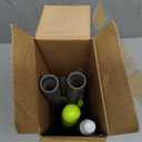 Floor Scrub Brush 2 in 1 Scrape and Stiff Bristle Deck Brush for Cleaning Concrete, Patio, Garage, Kitchen, Carpet and Bathroom 57" Long Handle (Green)