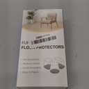 Chair Leg Floor Protectors Square, Silicone Chair Leg Protectors for Hardwood Floors, Furniture Leg Pads Caps Covers Protect Wooden Floors from Scratching 20 Pcs Large (Fit:1-1/16" to 1-5/8")