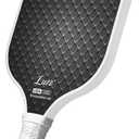 LUZZ Pickleball Paddles Set of 2, T700 Carbon Fiber Pickleball Paddle Sandblasted Surface with Honeycomb Core for Beginners Increased Spin Control Pickle Ball Rackets 2 Pack