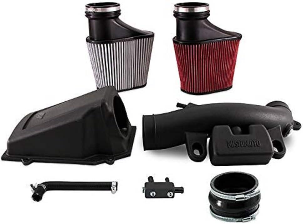 Mishimoto MMAI-JLH-18S Performance Air Intake Compatible With Jeep Wrangler JL 2.0L, 2018+, w/ Oiled Filter