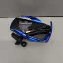 Sun Walker Wireless Car Charger Mount, Electric Induction 15W Fast Charging Bracket Air Vent Phone Holder, Auto-Clamping Wireless Charger Vent Mount Compatible with Most Smartphones (Blue)