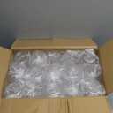 Ciaell 30 Pack Plastic Ribbed Wine Glasses - 14 OZ Thicker Origami Stemless Disposable Wine Champagne Whiskey Unbreakable Cocktail Glass, Reusable Wine Cups for Party Wedding Bar Christmas New Year (Clear)