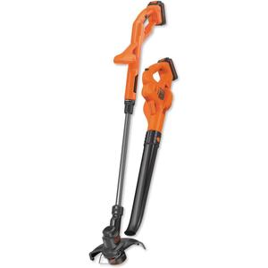 BLACK+DECKER 20V MAX* POWERCONNECT 10 in. 2in1 Cordless String Trimmer/Edger + Sweeper Combo Kit (LCC222)