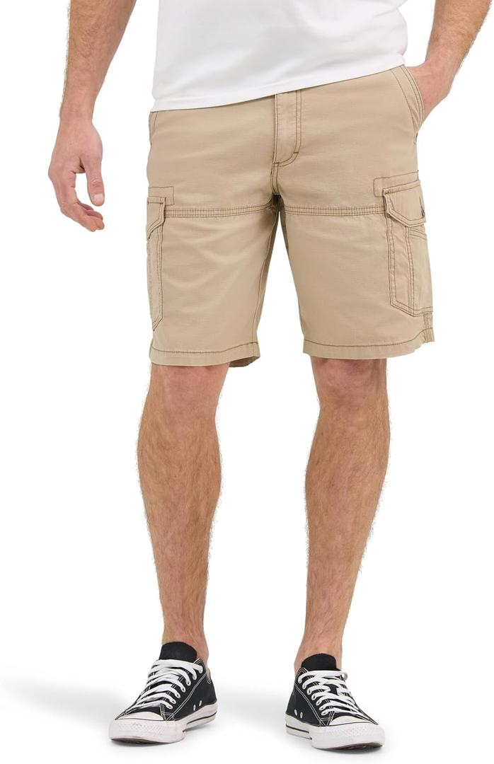 Lee Men's Extreme Motion Swope Cargo Short (40, Caramel)