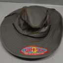Dorfman Hat Co. Men's Garment Washed Twill Safari with UV Mesh (Large, Olive)