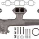 Left Exhaust Manifold Compatible With Chevrolet V1500 Suburban 5.7L V8 1991 1990 1989 P-2896520