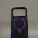 TORRAS Q3 Silicone 360 Spin for iPhone 17 Pro Case with Stand, Fit for MagSafe, Magnetic Ring Kickstand with Camera Control, Liquid Silicone Rubber Soft Phone Case for iPhone 17 Pro 6.3'', Deep Blue