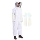 Beekeeper Suit for Men & Women - Sting Proof Ventilated Hood & Gloves, Full Body Protection for Beekeeping, Wasp & Hornet Suits, Durable Bee Suits for Men/Women (XL-5'7"-5'11")