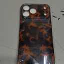 MYY Cute Phone Case for iPhone 17 Pro Max Case, [with 2X Screen Protector] Amber Leopard Full Camera Protective Slim Shockproof Cool Trendy Aesthetic -Brown Leopard