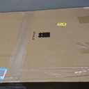 LEVEL8 Checked Luggage 28 Inch, Large Hardside Suitcases with Wheels, Black