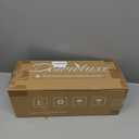 downluxe Queen Size Blanket with Satin Trim, Lightweight Down Alternative Blankets Queen Size for All Season, Machine Washable (Ivory, 90x90 Inch)