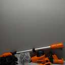 GARCARE 2 in 1 Electric Hedge Trimmer, Corded 4.8A Pole Hedge Trimmer with 18 Inch Laser Cut Blade