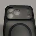 TOCOL for iPhone 17 Pro Max Case, Compatible with Magsafe, Full Camera Protection, Built-in Magnetic Ring, Translucent Matte Phone Case for iPhone 17 Pro Max 6.9 inch (Black)