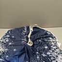 ATTX Winter Blue Snowflakes Christmas Tree Skirt Home Decoration Large Round Tree Skirt 35.4 Inches (Multicolor)