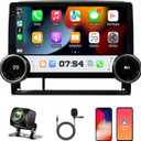 Car Radio Stereo for Toyota Tacoma 2005-2015 Apple Carplay Android Auto 10.1 inch IPS Touch Screen Car Stereo with Bluetooth 5G WiFi DSP GPS Navigation FM/RDS Backup Camera