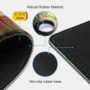 Mouse Pad 31.5 X 15.7 in, Extended Large Mat with Stitched Edges, Non-Slip Rubber Base, Home Office Desk Decor Accessories for Computer Laptop Work Gaming (Retro Wood Old USA Flag)