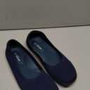 KBZone Women's Flats Slip on Ballet Flats Wide Toe Box Comfortable Walking Shoes (8.5 Wide, Dark Blue)