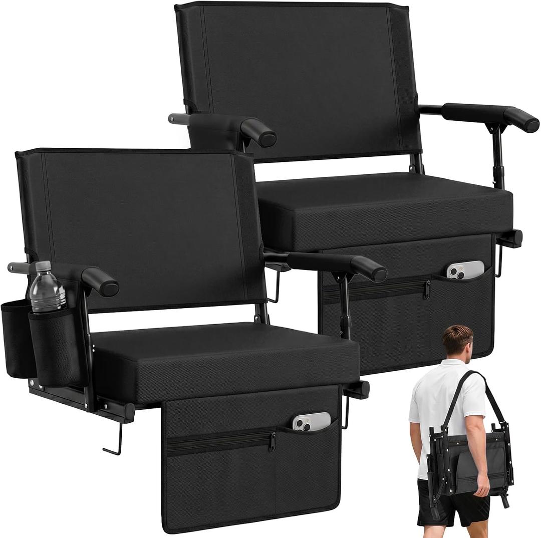 Sekey Stadium Seats with Back Support & Armrests, X-Large