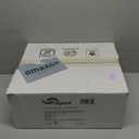 48 piece Stemless Unbreakable Crystal Clear Plastic Glasses Set of 48 Small (10 Ounce - Gold Rim)