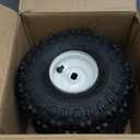 AR-PRO (2-Pack) 4.10-4" Snowblower Tire and Rim - Replacement 4-Ply 11x4.10-4 Tubeless Tire Compatible with MTD 934-04282B Snow Blower Wheel Assembly