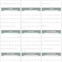 3 x Lbylyhxc 2026 Yearly Wall Calendar - Annual calendar 2026, 2026 Yearly Wall Calendar&Planner with Writing Paper, January 2026 - December 2026, X Large, 34.7" x 22.8", 2025-2026 Yearly Planner (Annual calendar - Green)