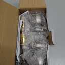 BESTTEN Keyed Entry Door Knob with Lock, Interior and Exterior Door Lock, Standard Ball, Satin Nickel