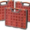 EMENTOL 3PCS Multi-Purpose Portable Organizer Box Set with 72-Removable Compartments, 3 Pieces Professional Boxes with Dimension 16.2"L*13"W*2.3"H