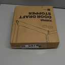 Door Draft Stopper, 48 Inch Weighted Under Door Noise Cold Air Blocker, Heavy Duty Sound Proof Draft Guard Gap Snake for Bottom of Doors and Windows (Gray)