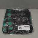 Women Plus Size Pajamas Set Plaid Lounge Pants V-Neck Short Sleeve Cotton T Shirt 2 Piece Sleepwear (XX-Large, Green)