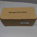 Cisily Sponge Holder for Kitchen Sink, Sink Caddy Organizer with High Brush Holder, Kitchen Countertop Organizers and Storage Essentials, Rustproof 304 Stainless Steel (Sage Green, 9.25)