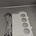 Coloch 24 Pack Clear Cupcake Box with Handle, 12 x 3 x 3 In 4 Count Plastic Cupcake Container with 4 Count Baked Dessert Box, for Cupcake, Dessert, Muffins, Party, Mother's Day, Wedding