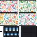 Silkfly 4 Pack Homeopathy Organizer Box Foldable Homeopathy Storage Case Box Kit for 42 Tubes Home Travel Use