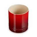 Le Creuset Stoneware Signature Straight Wall Utensil Crock, 1 qt., Cerise