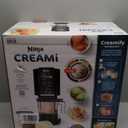 Ninja NC301 CREAMi Ice Cream Maker, for Gelato, Mix-ins, Milkshakes, Sorbet, Smoothie Bowls & More, 7 One-Touch Programs, with (2) Pint Containers & Lids, Compact Size, Perfect for Kids, Silver