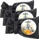 Outdoor Faucet Covers for Winter, Actgan 8.3"H x 6"W Thickened Outside Garden Faucet Socks for Freeze Protection, Reusable Insulated Faucet Covers, 3 Pack, Black