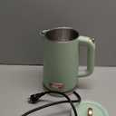 OLEGA Electric Kettle - 1500W Electric Tea Kettle 1.8L Stainless Steel Inner Electric Kettles for Boiling Water Auto Shut Off Boil-Dry Protection Electric Water Kettle for Coffee Tea Green