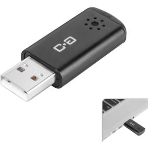 USB Microphone for Laptop and Desktop Computer, High Sensitivity for Clear Call, Plug-and-Play, High Gain, Cordless Mini-Sized Portable, Ideal for Work & Study