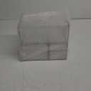 Prsildan Acrylic Drawer Makeup Organizer with 4 Drawers, Set of 2 Office Desk Organizers Accessories, Clear Stackable Storage Drawers for Vanity, Countertop, Craft, Jewelry, Art Supply Organization