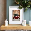 KINLINK 8x10 Picture Frame White Set of 6, Wooden Photo Frames Matted 5x7 with Plexiglass for 5x7 with Mat or 8x10 without Mat for Table and Wall Display
