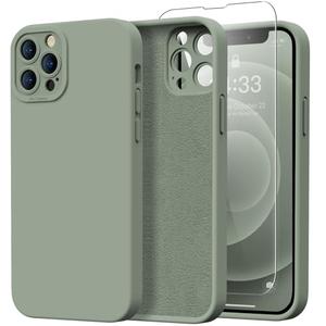 Kiresen Designed for iPhone 15 Pro Case - Upgraded Enhanced Camera Protection - Soft Microfiber Lining Inside - Liquid Silicone Shockproof Protective Phone Case 6.1" for Men Women Girls,Porcelain Blue