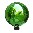 Alpine Corporation 10" Diameter Indoor Outdoor Glass Gazing Globe Garden Decor, Purple