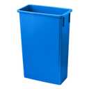 PRO&Family Slim Tall Trash Can Tall Skinny Trash Can Thin Trash Can Bar Trash Can Garbage Can Tall (Dark Blue, 23 Gallon)