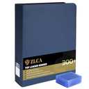 ZLCA Top Loader Binder-9 Pocket, Hold 324 Cards，Trading Card Binder Includes 20 Top Loaders, Top Loaders Binder for Sport Card, MTG, TCG (Blue)