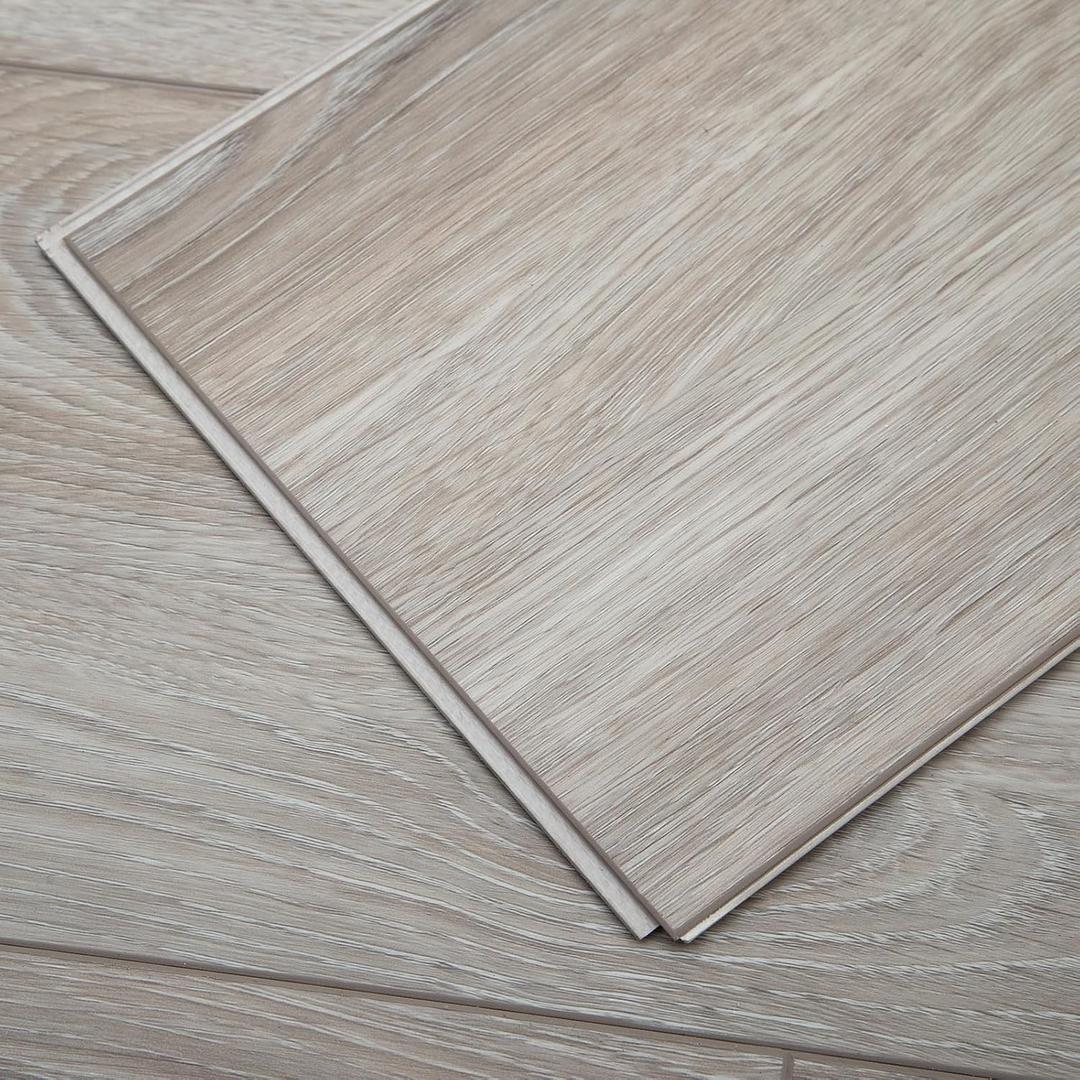 Diflart SPC Luxury Vinyl Plank Flooring Click Lock, 5mm 22 Mil, 20 Sq.Ft, 48 x 6 Inch