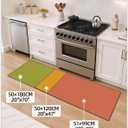 Color&Geometry Antifatigue Kitchen Mat for Floor 20x39-3/4 In Thick, Brown