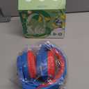 iClever Kids Headphones for School Travel, Safe Volume Limited, HD Mic Stereo Sound Over-Ear Girls Boys Headphones for Kid, FunShare Foldable 3.5mm Wired for iPad Computer, HS19 (Blue)