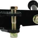 Bolt On Steering Stabilizer Bracket KRSS15 Compatible with 2015-2024 Chevrolet GMC Silverado Sierra 2500HD 3500HD 2500 3500 Trucks WITHOUT Factory Tabs (Techno - Kryptite Material)