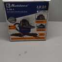 Koblenz WD-2L Portable Wet Dry Vacuum, 2-Gallon 2 PHP Suction Plus Blower Vacuum Cleaner for Liquids, Dust, Pet Hairs, 10' Reach, Ideal for Home, Car, Garage, Shop, Accessories Included, Blue/Black (2 Gallon 2 HP)