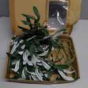 FiveSeasonStuff Artificial Olive Branches, 6 Gray-Green 30 Inch Faux Olive Stems with Bendable Wire for Vases & Centerpieces